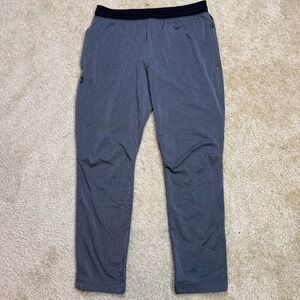 Under Armour Mens XL Fitted‎ Athletic Training Pants Joggers Gray Zip Pockets